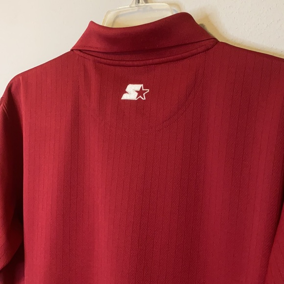 Arkansas Razorbacks Ribbed Starter Polo Shirt M - Picture 7 of 8